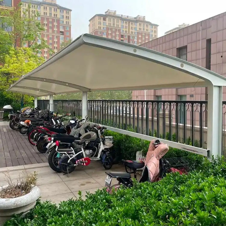 栾川县膜结构电动车棚